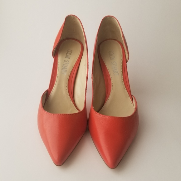 Colin Stuart | Burnt Orange Pointed Pumps - Picture 2 of 8
